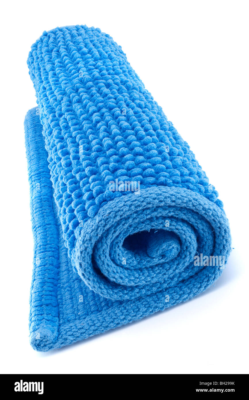 Alfombra con Antideslizante para Ducha Rectangular elaborado en PVC Azul
