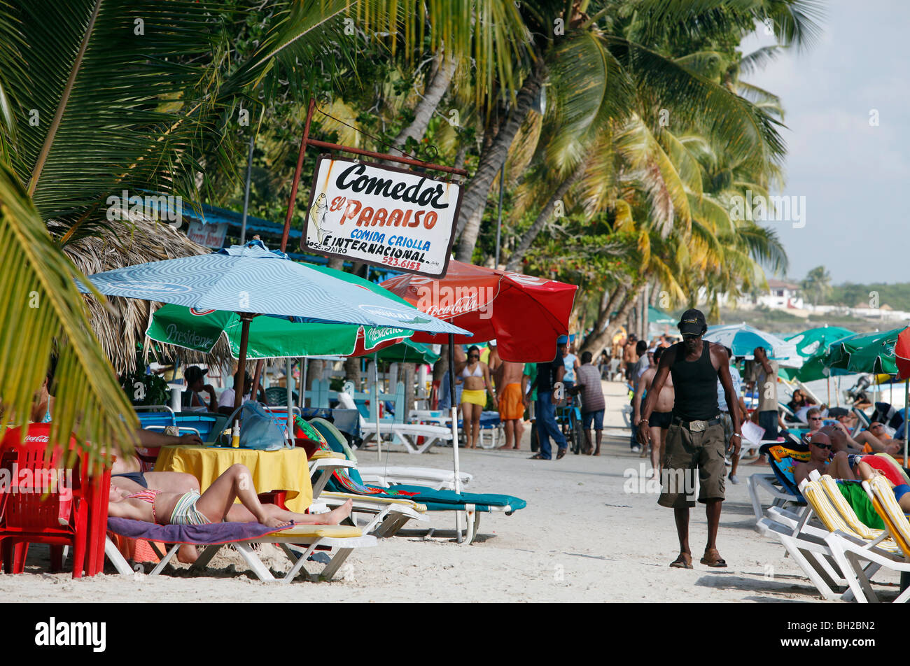 La playa de Boca Chica, República Dominicana Fotografía de stock Alamy