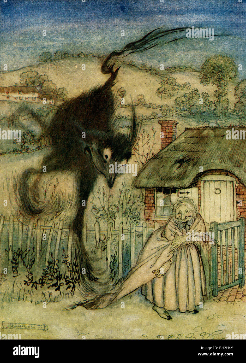 El Bogey bestia. El libro de cuentos de hadas en inglés contada por F.A