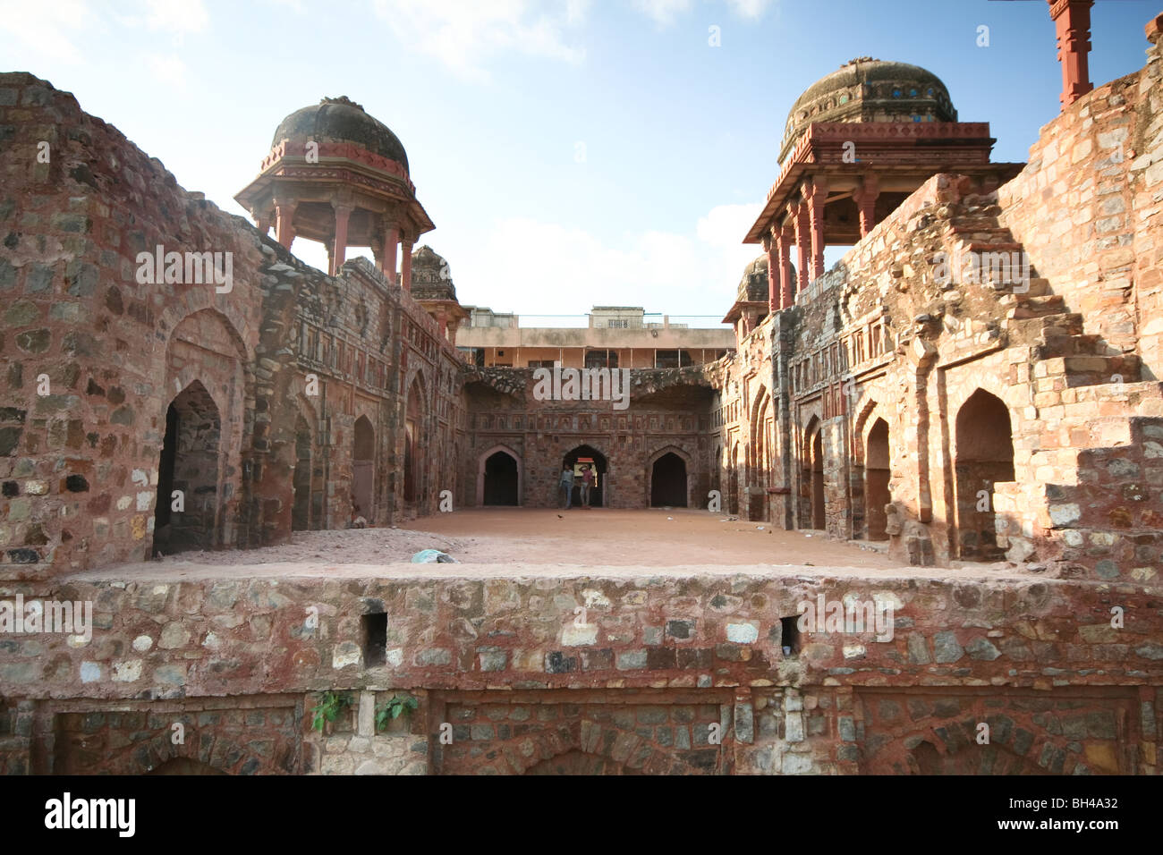 Edificio Mehrauli Delhi India Jahaz Mahal Palace Fotografía de stock
