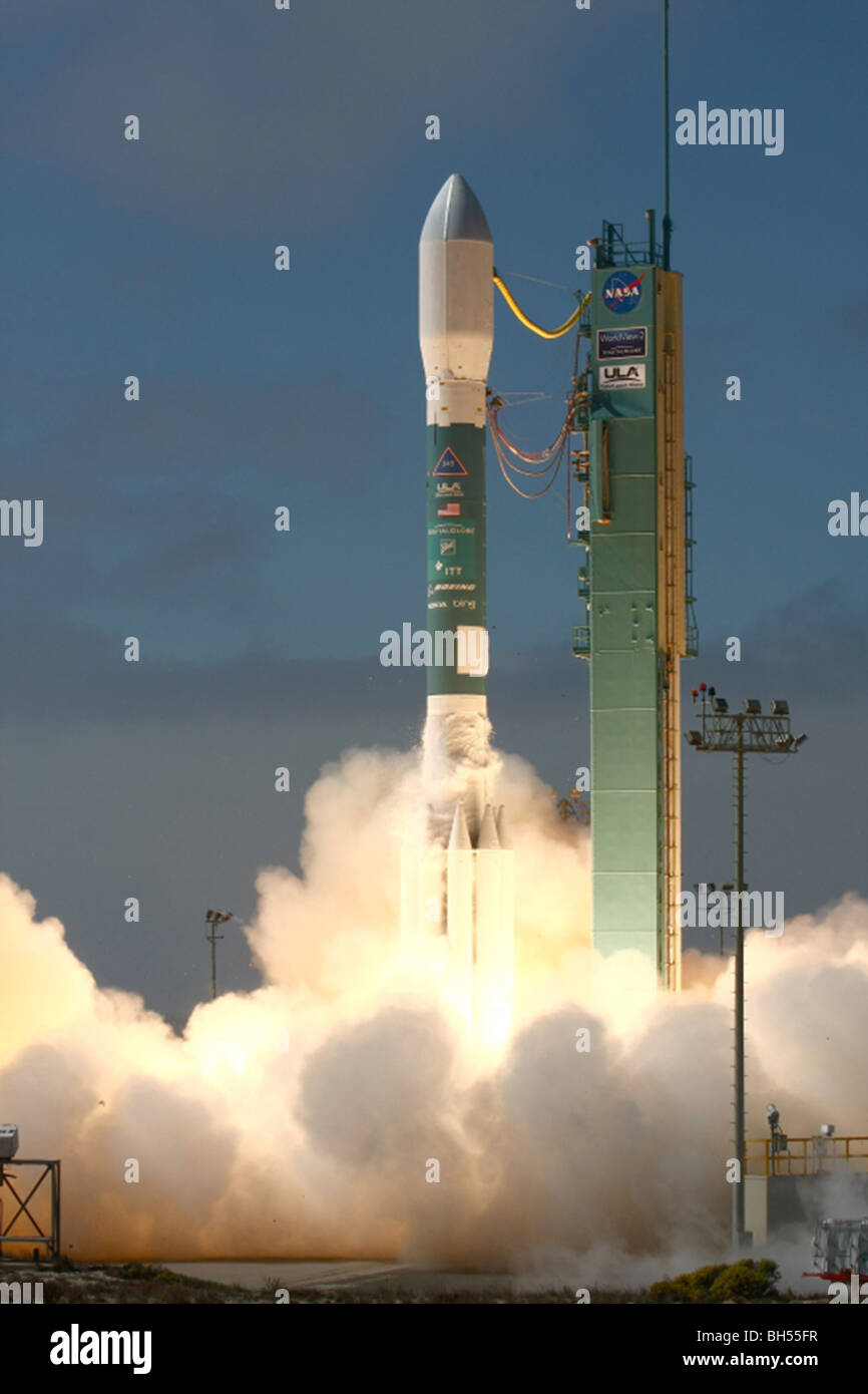 Lanzamiento de Cohetes de la NASA Foto de stock