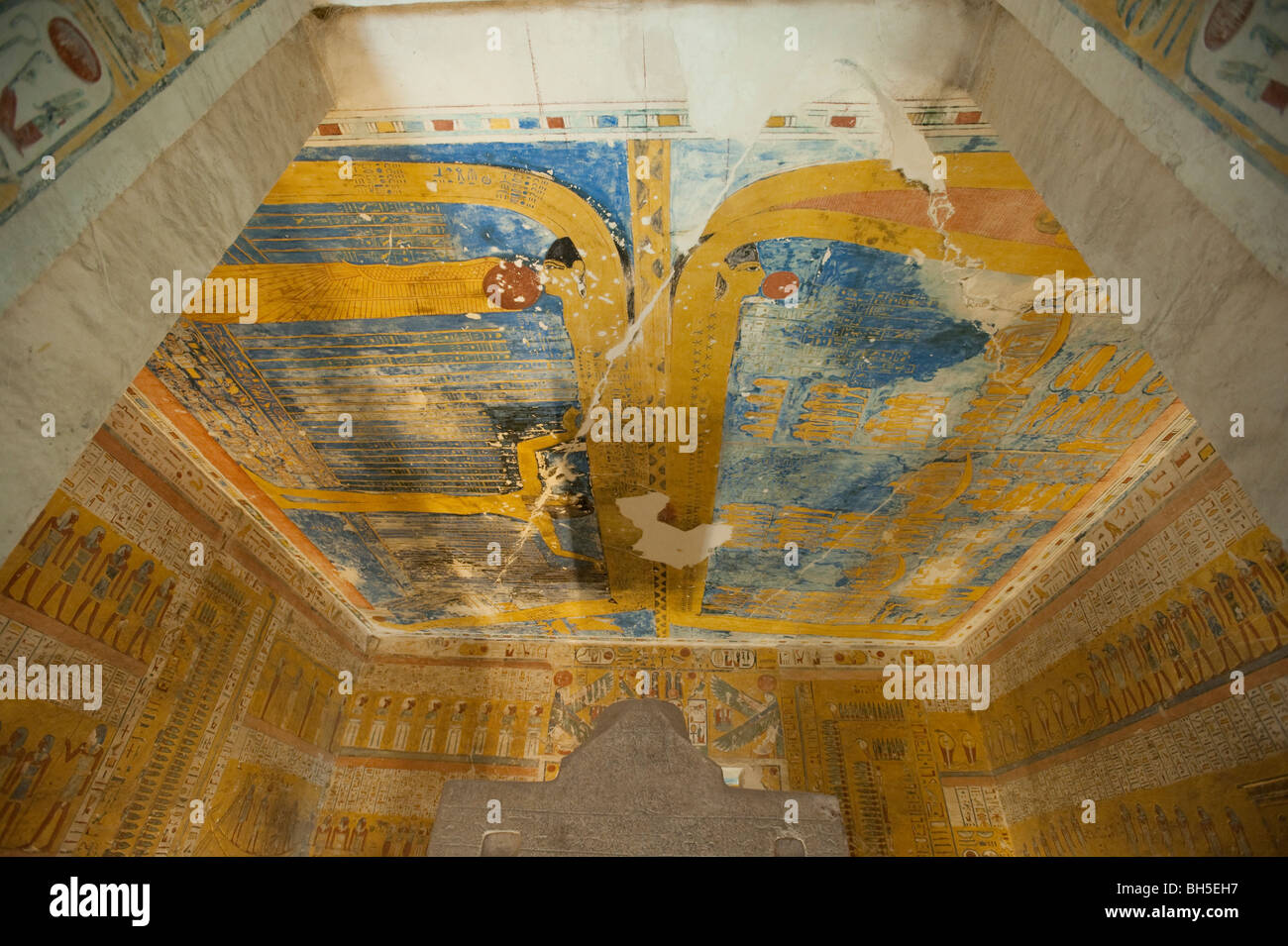 Tumba de Ramsés IV, Valle de los Reyes, Luxor, Egipto, África Fotografía de stock Alamy