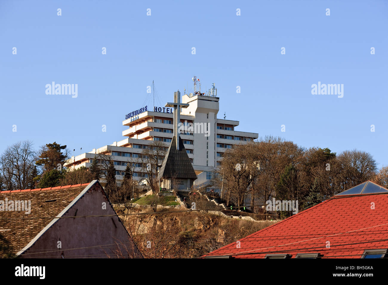Hotel Belvedere En La Colina Cetatuia En Cluj Napoca Rumania Fotografia De Stock Alamy
