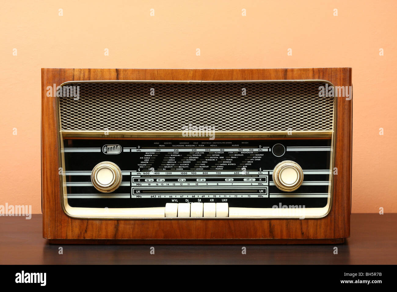 radio vintage Foto de stock