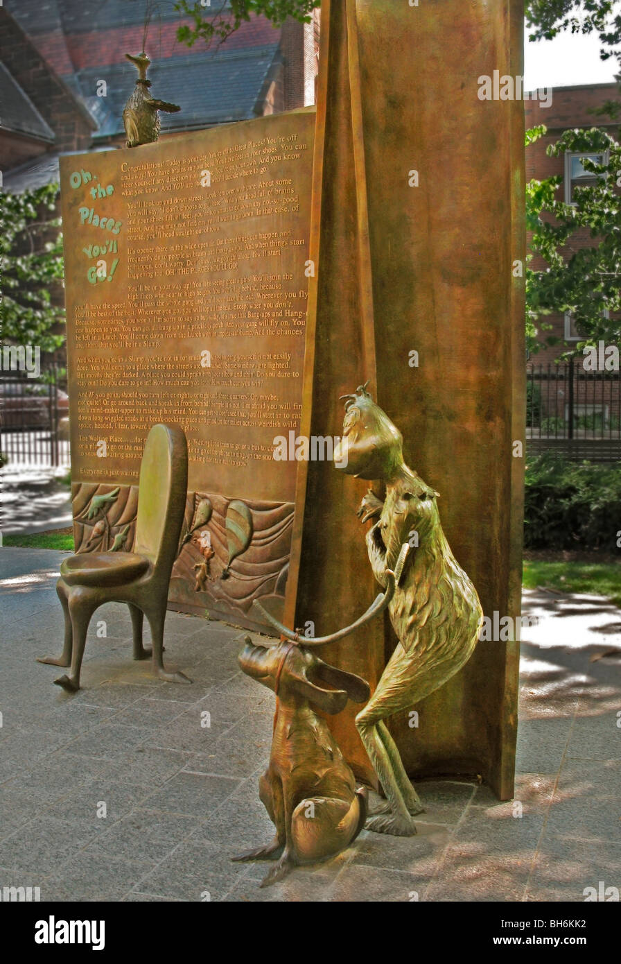 El Dr. Seuss National Memorial Sculpture Garden Fotografía de stock Alamy