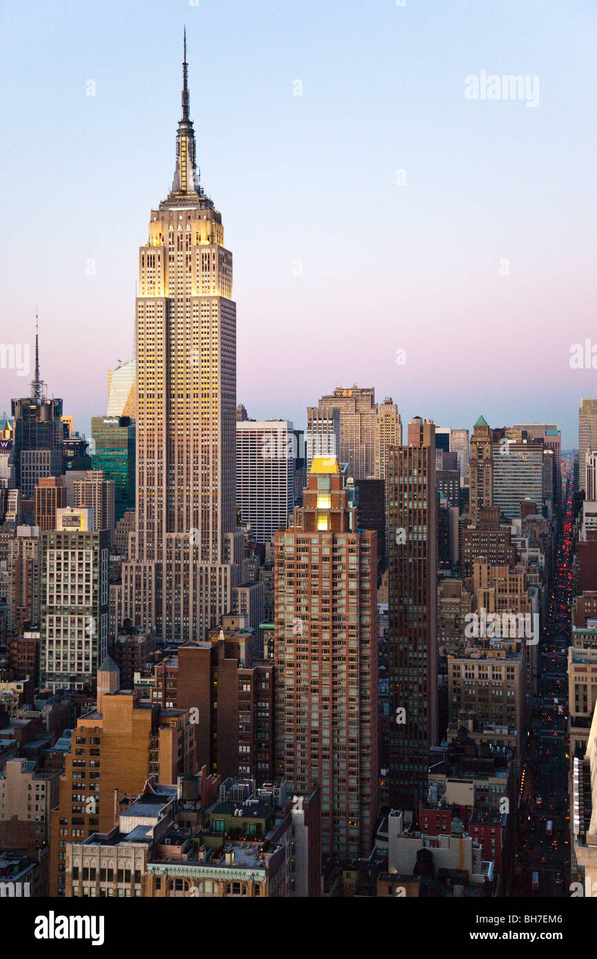 El Empire State Building, Nueva York Foto de stock