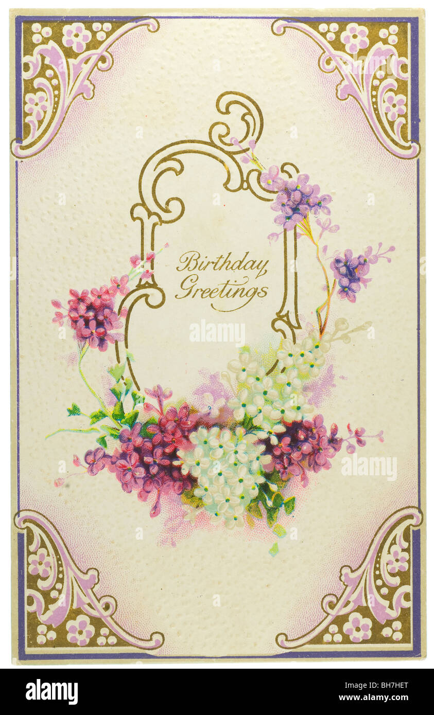 Saludos Cumpleaños Vintage Saludos Cumpleaños Vintage