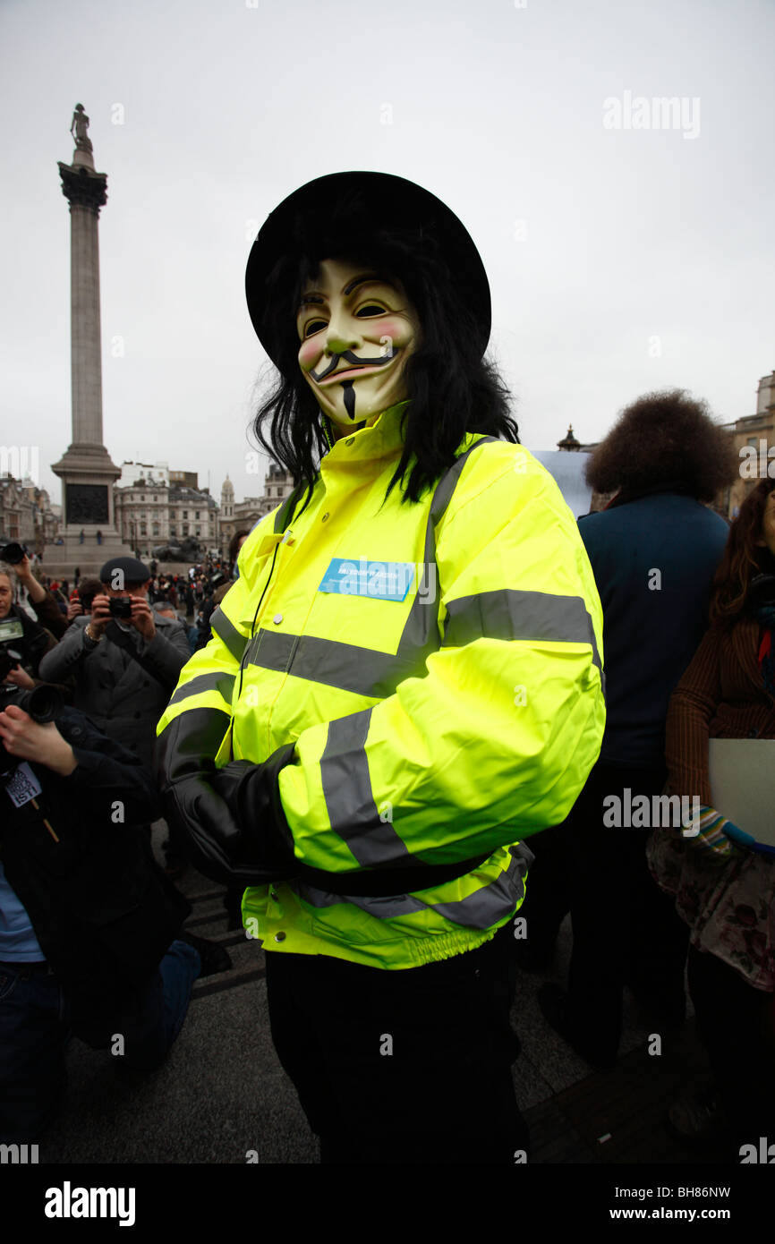 Soy un fotógrafo no es un terrorista foto masiva reunión en Trafalgar Square, Londres, 23 de enero de 2010 Foto de stock