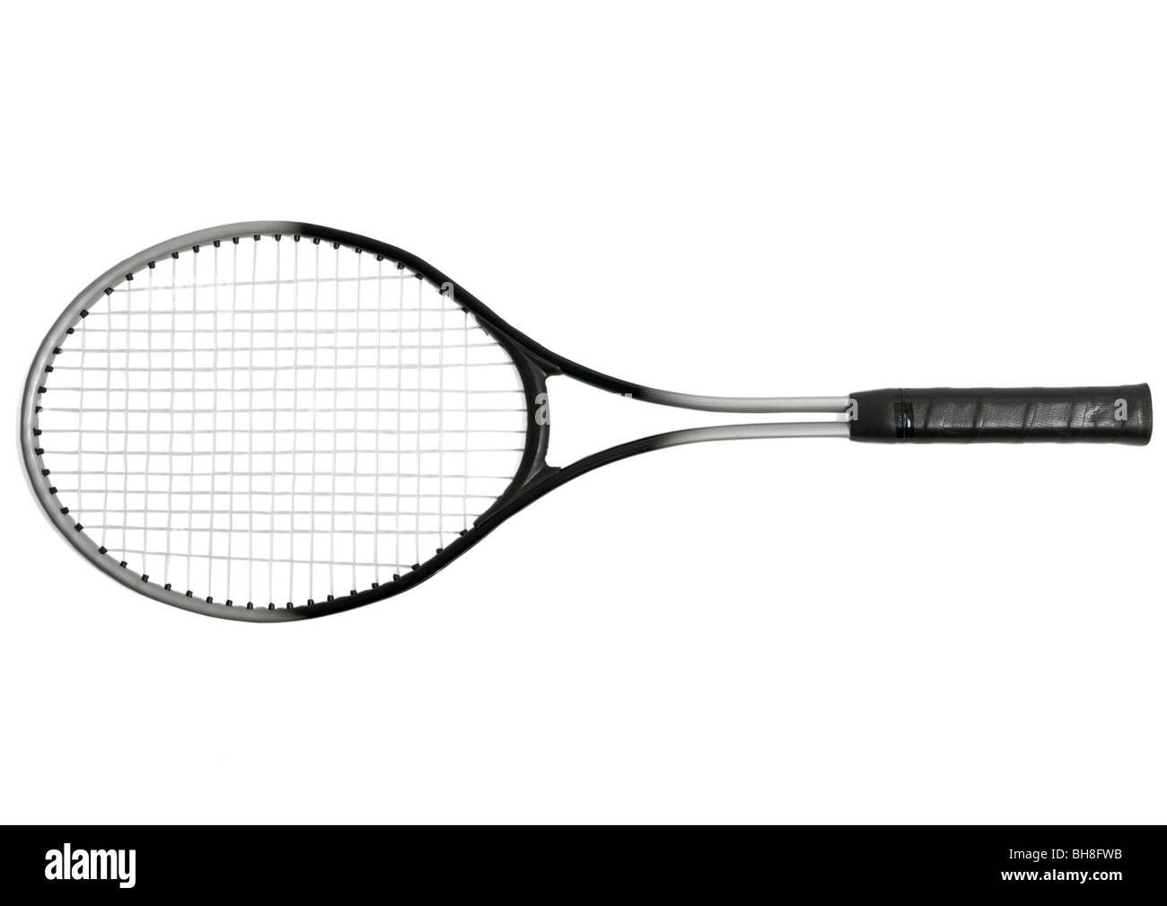 La raqueta de tenis Imágenes de stock en blanco y negro - Alamy