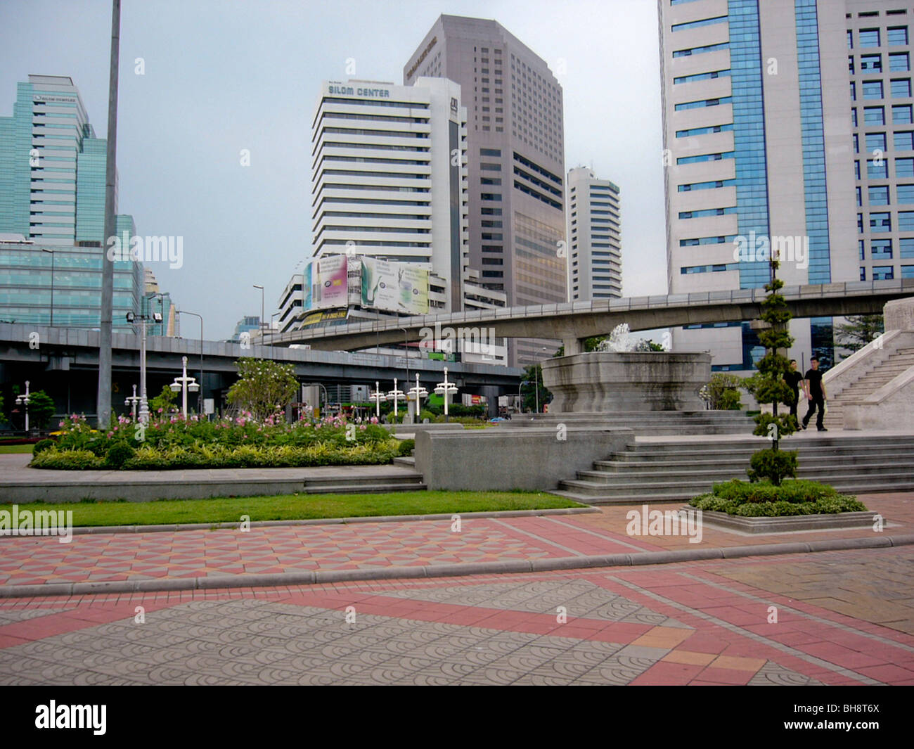 Bangkok, Tailandia, del centro de la ciudad, paisaje urbano Foto de stock