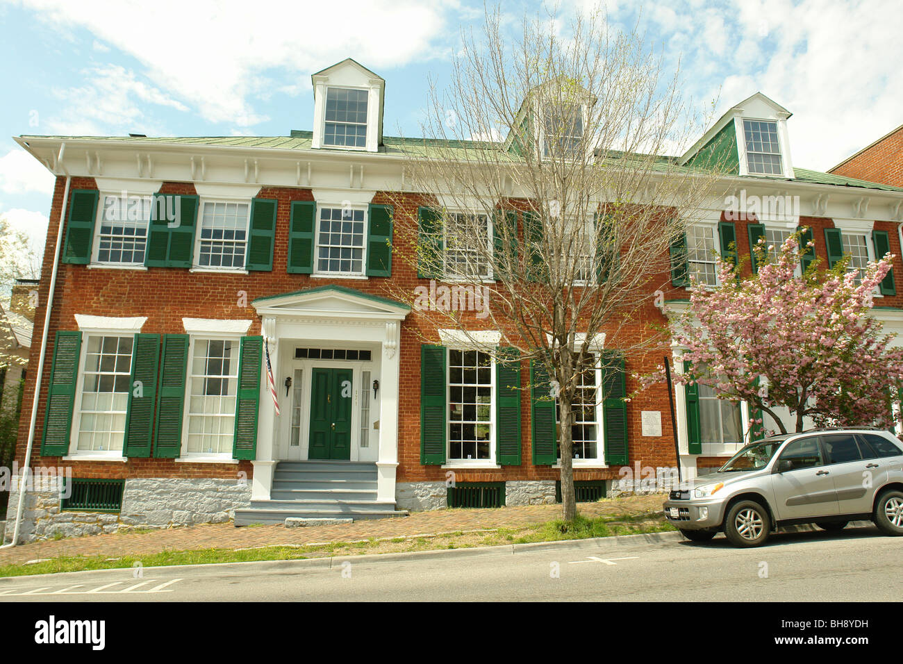 AJD64385, Abingdon, Virginia, Virginia, en el centro de la ciudad, Casa Histórica Foto de stock