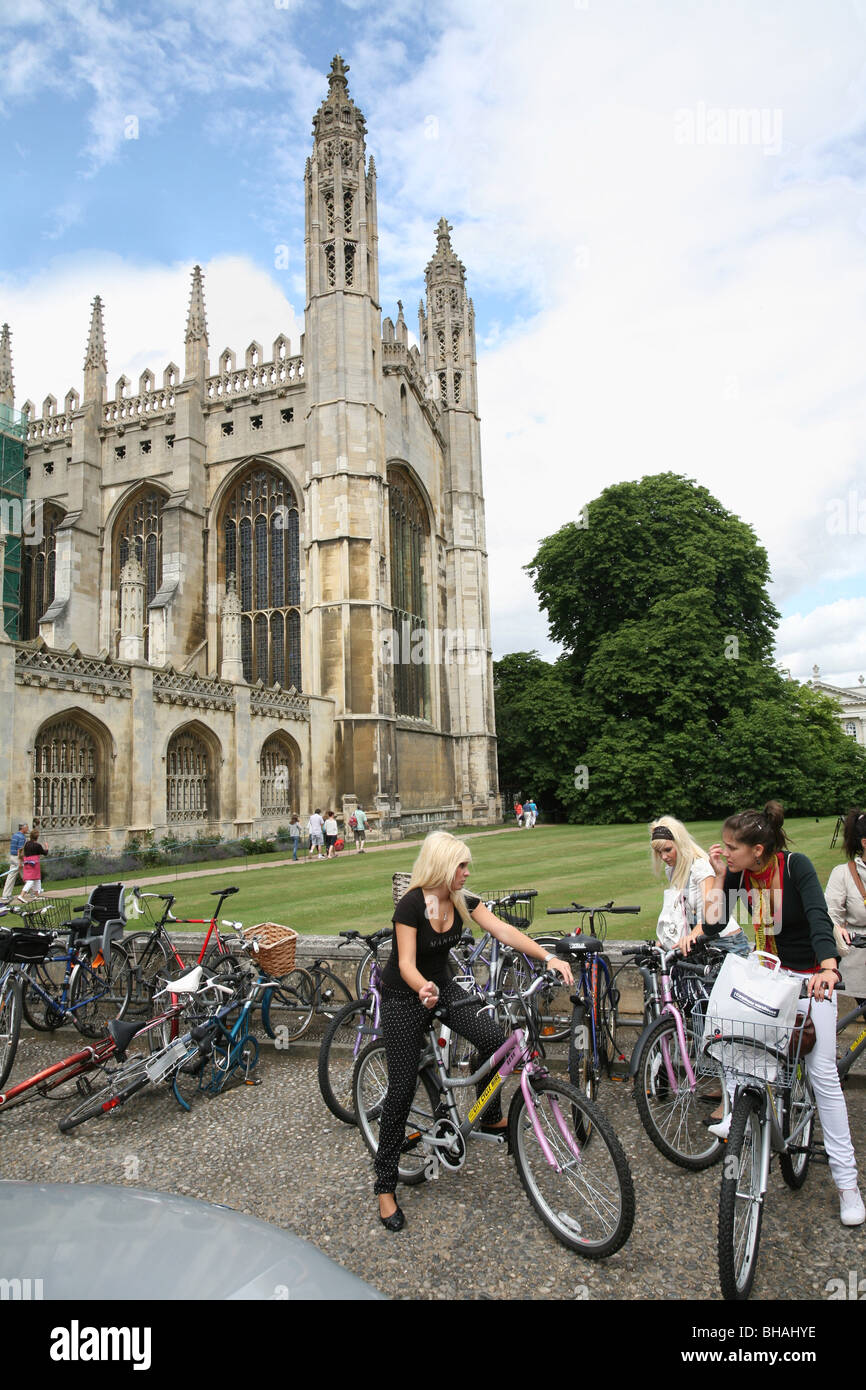 King's College, Universidad de Cambridge Foto de stock