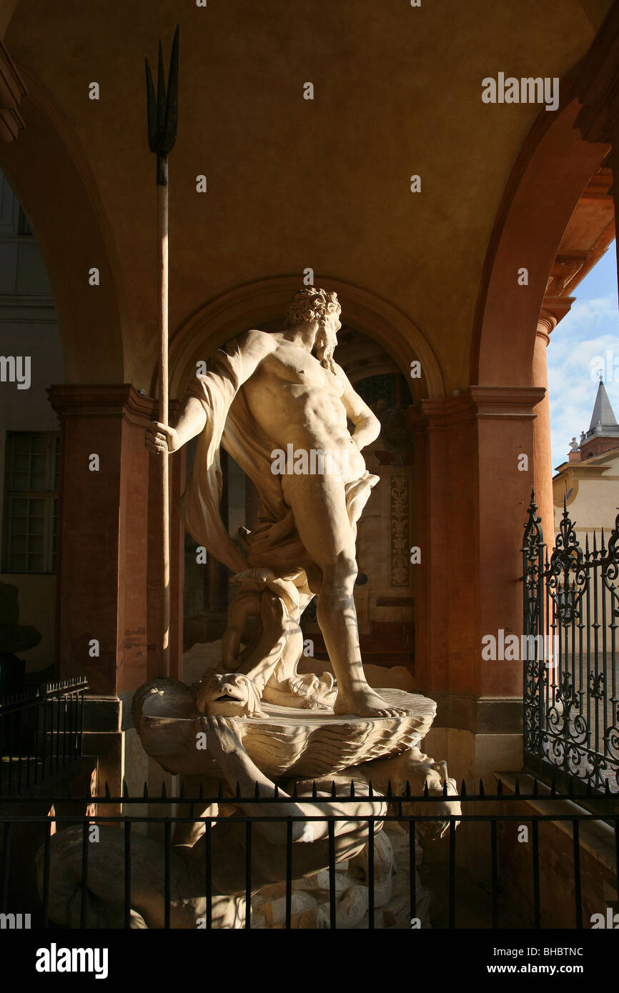Italia, Emilia Romagna, Sassuolo, el Palazzo Ducale, el dibujo Gianlorenzo Bernini la estatua de Neptuno Foto de stock