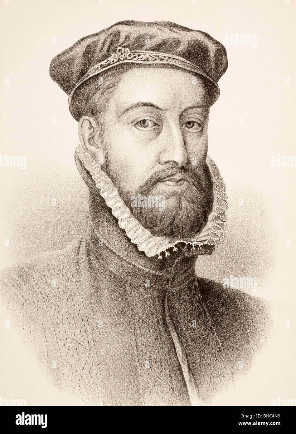 James Stewart, 1st Earl of Moray c. 1531 - 1570. Regente de Escocia. Foto de stock