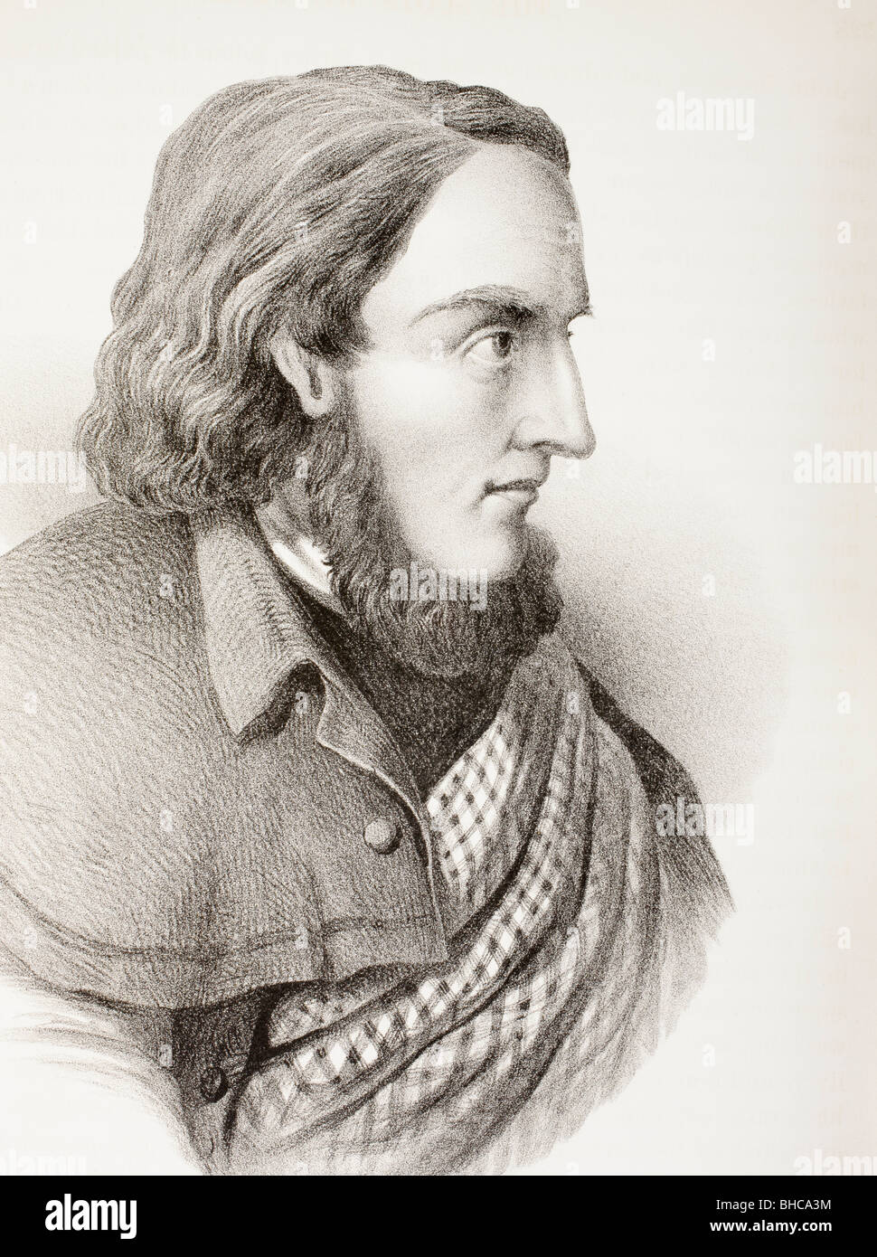 John Brown, 1627-1685, también conocido como el portador de cristiano o marrón de cristianos protestantes escoceses priesthill garantizador. Foto de stock