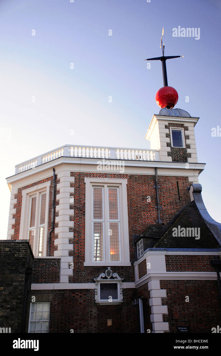 Casa Hlamsteed en el Observatorio Real de Greenwich Foto de stock