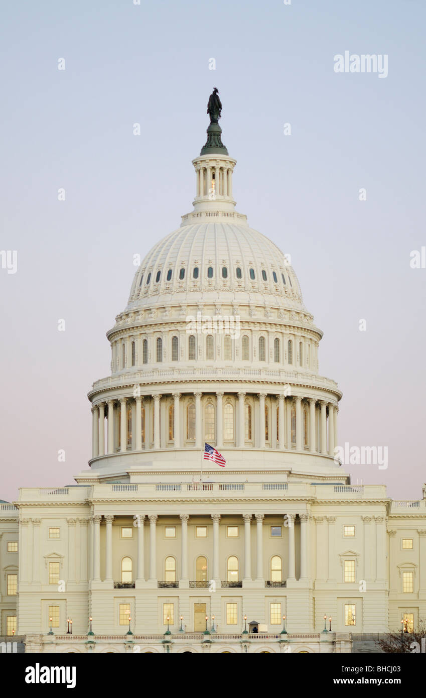 Ee.Uu. El edificio del Capitolio de los Estados Unidos, Washington, D.C. Foto de stock