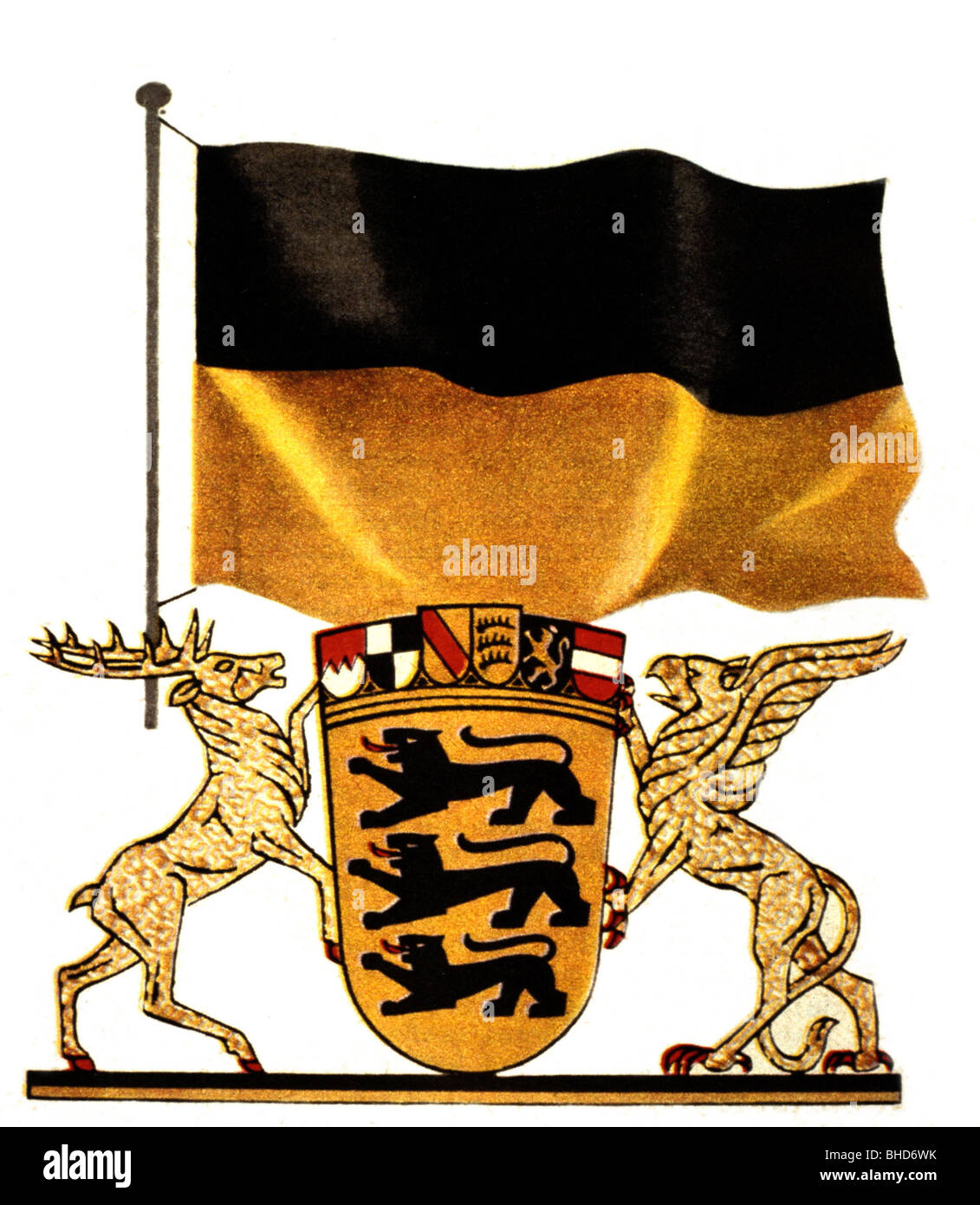 Bandera de los leones de oro fotografías e imágenes de alta resolución -  Alamy