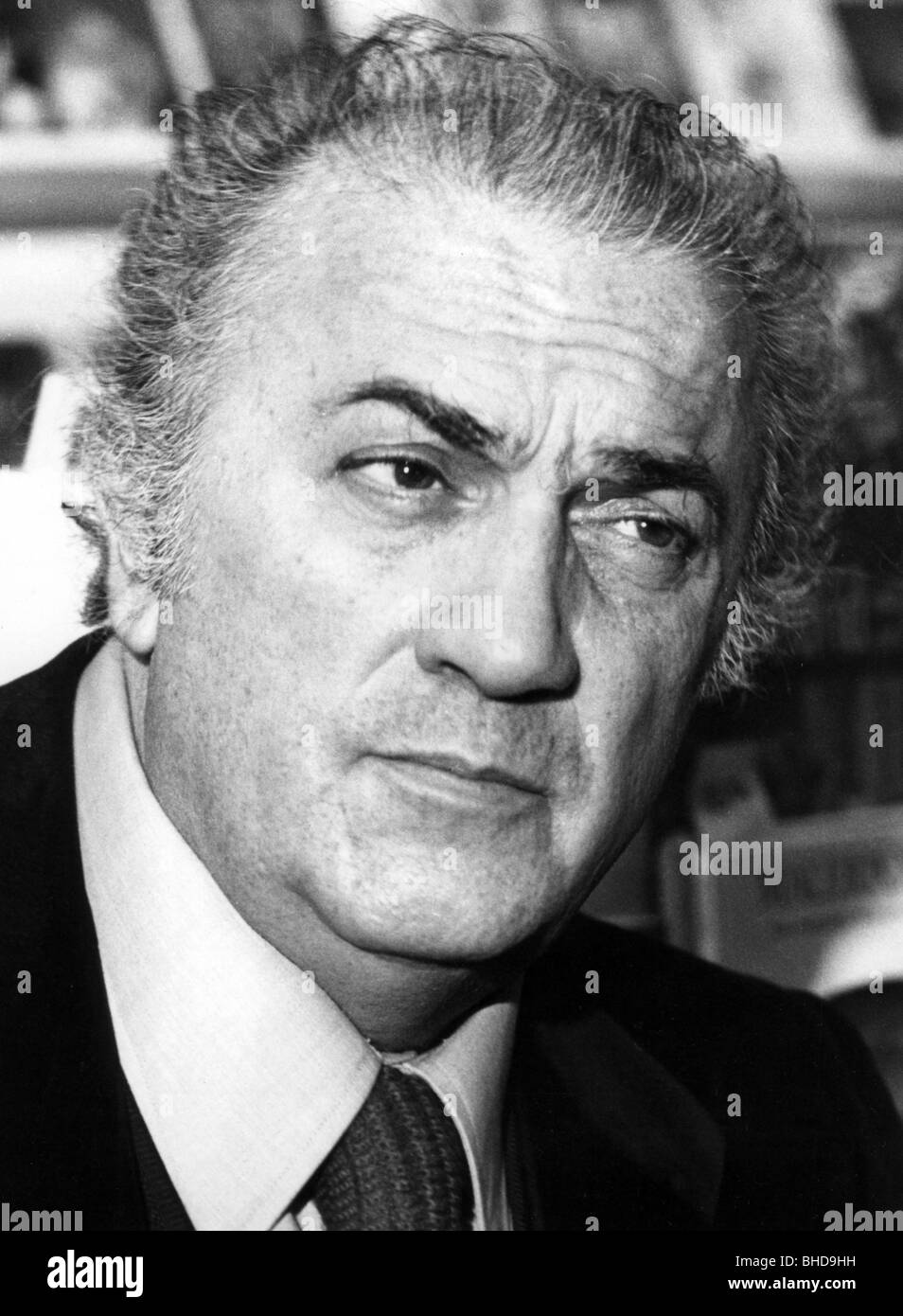 Fellini, Federico, 20.1.1920 - 31.10.1993, director italiano, retrato, , Foto de stock
