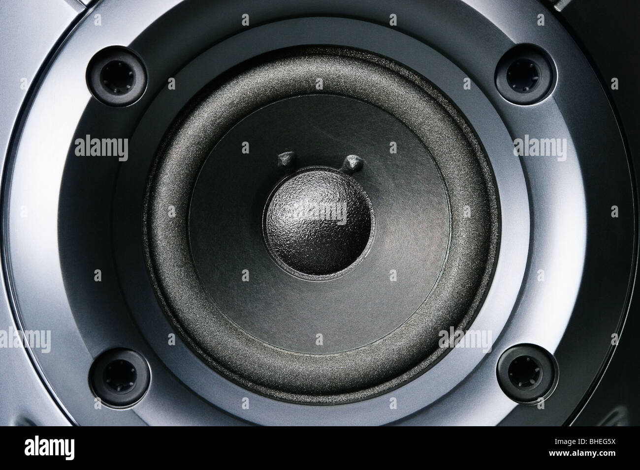 Gran altavoz estéreo cerrar Fotografía de stock - Alamy