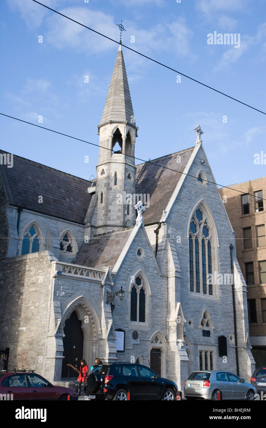 Iglesia unitaria, St Stephen's Green, Dublín. Irlanda. Foto de stock