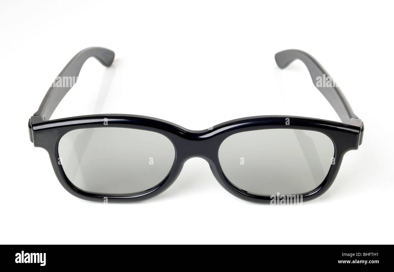 Gafas 3D Foto de stock