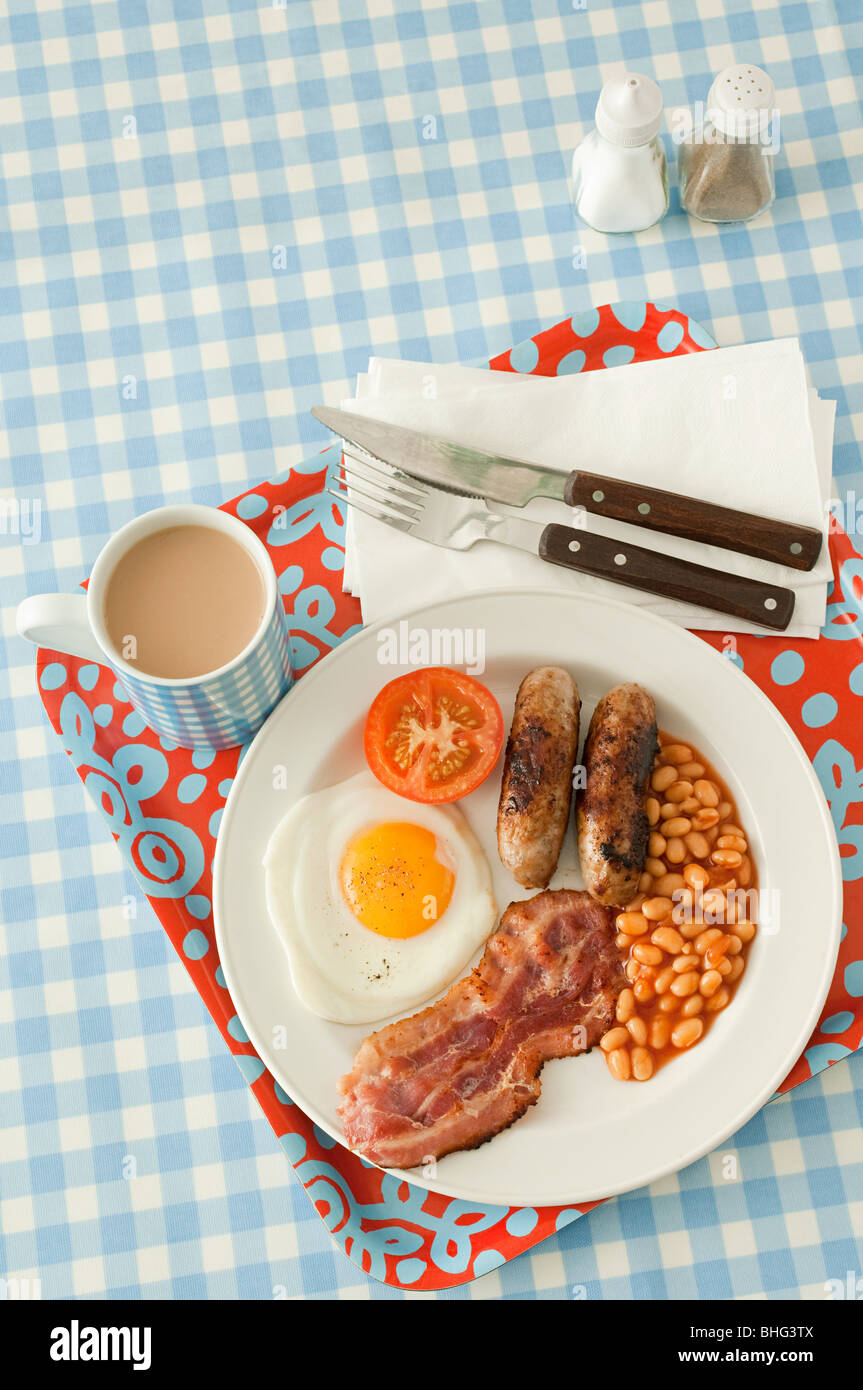 Desayuno inglés Foto de stock