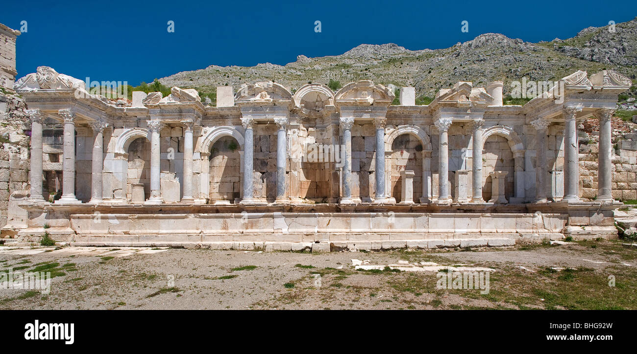 Ruinas Sagalassos Pisidia suroeste de Turquía Foto de stock