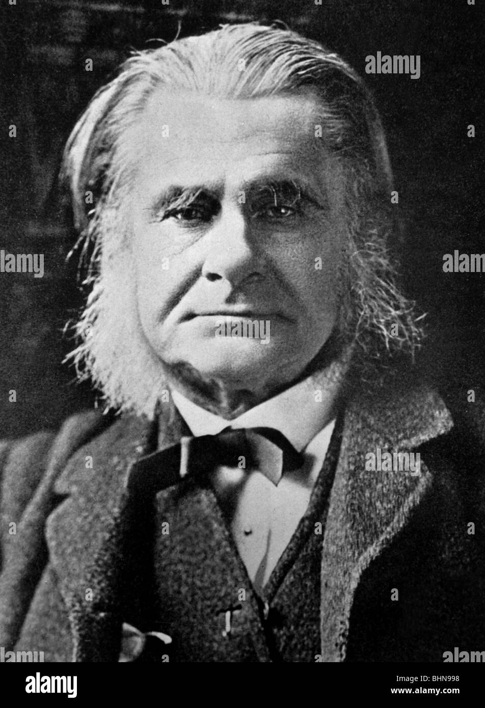 Huxley, Thomas Henry, 4.5.1825 - 29.6.1895, científico británico (biólogo), retrato, alrededor de 1885, Foto de stock