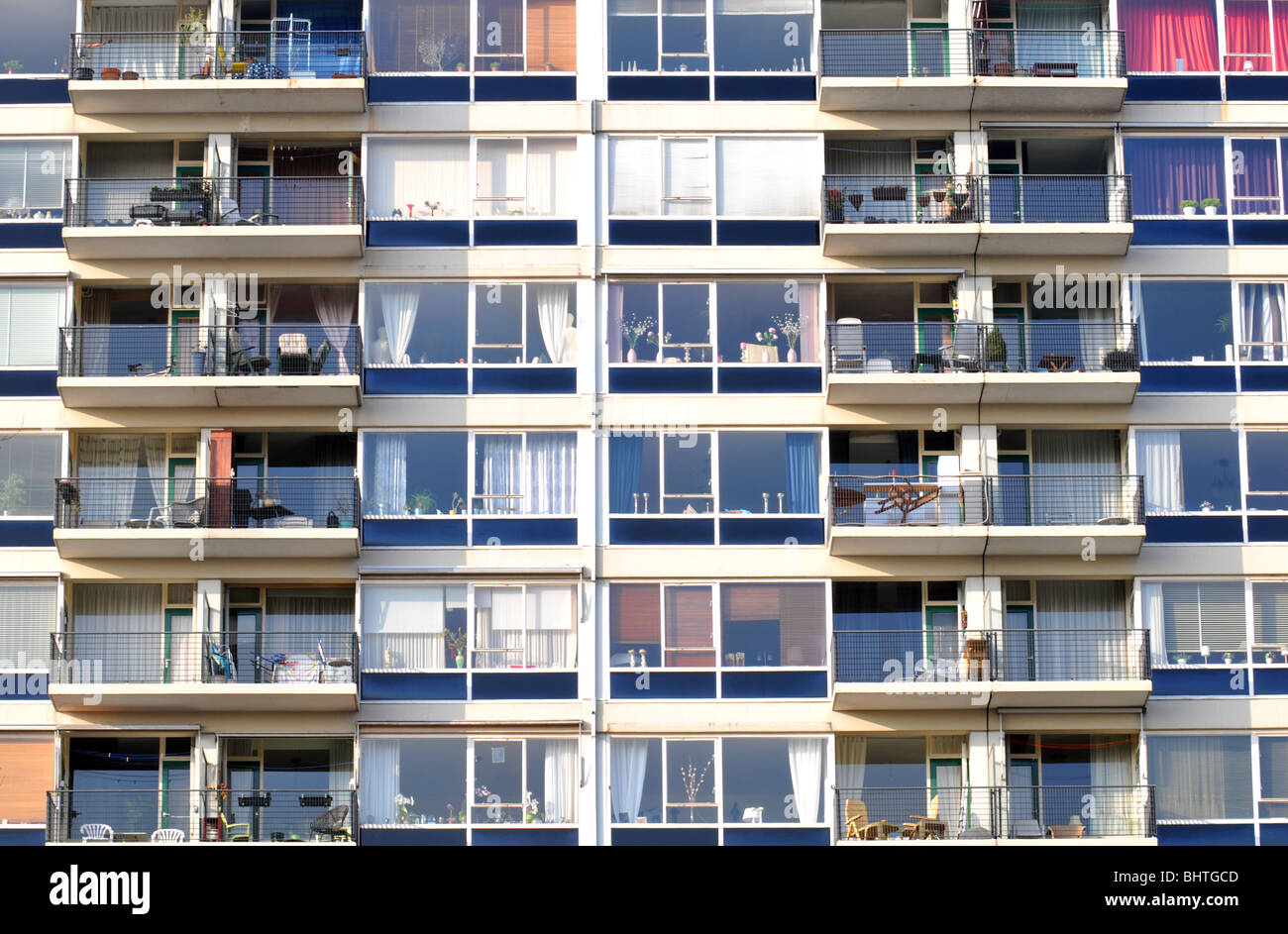 Apartamentos residenciales en Rotterdam, Países Bajos Foto de stock