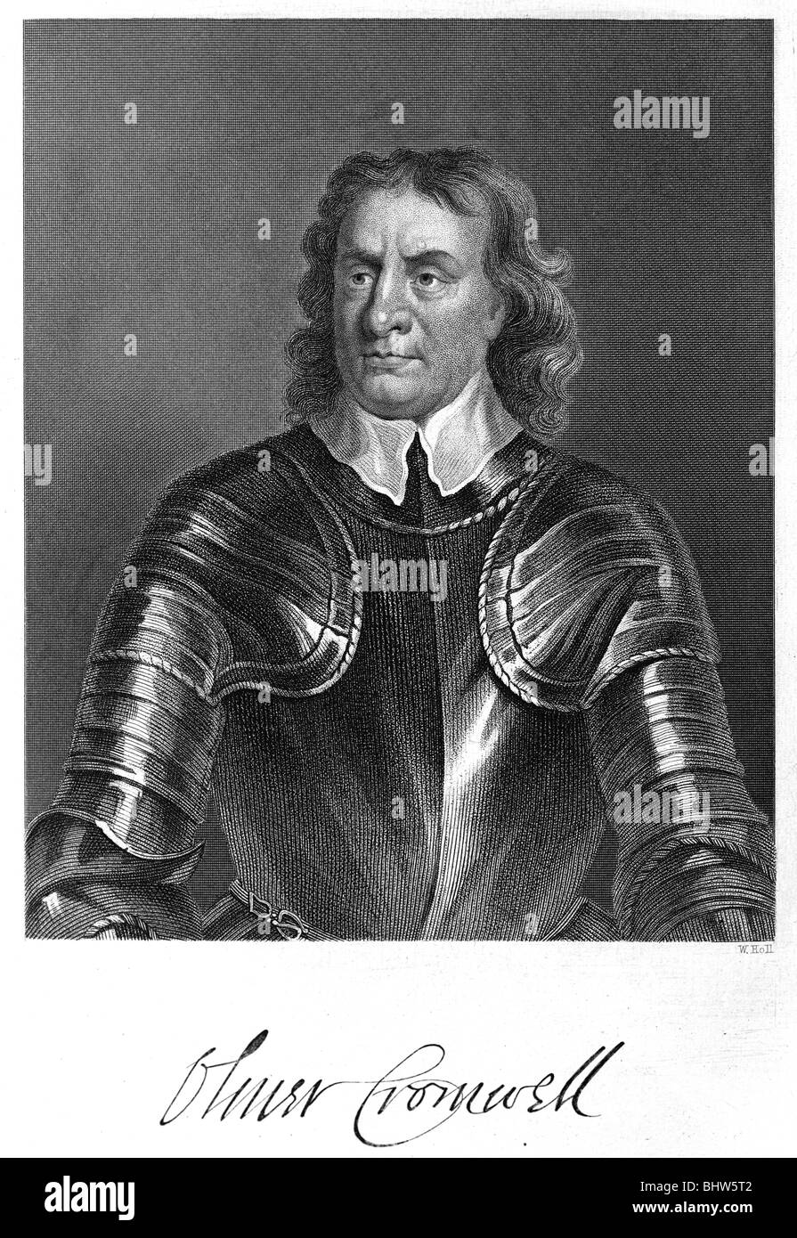 Oliver Cromwell Foto de stock