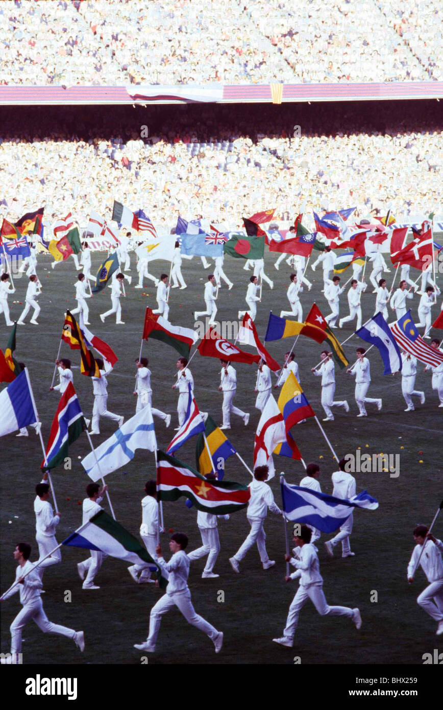 Copa del Mundo 1982 en la ceremonia de apertura ©mirrorpix Foto de stock