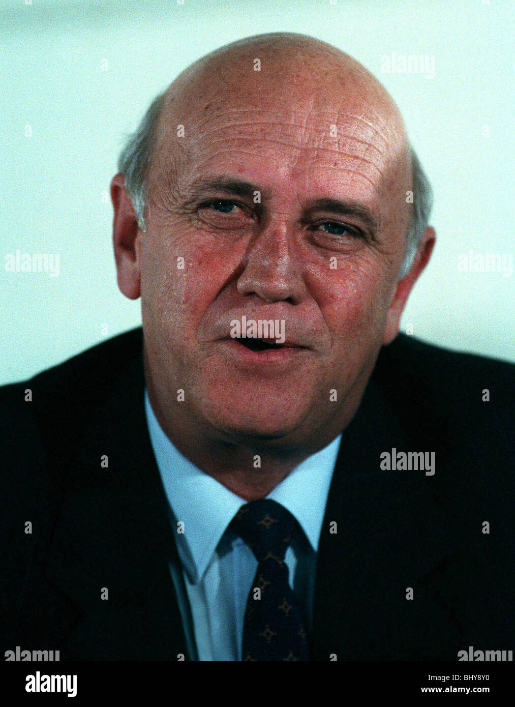 F.W. DE KLERK, Presidente de Sudáfrica, 04 de mayo de 1990 Foto de stock