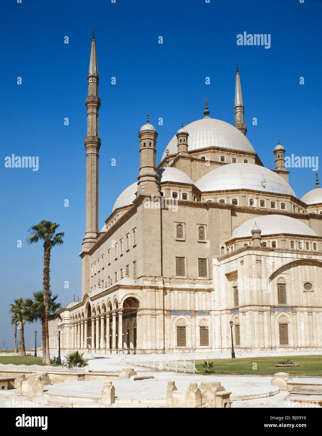 Mezquita de Alabastro Ciudadela, El Cairo Egipto Foto de stock