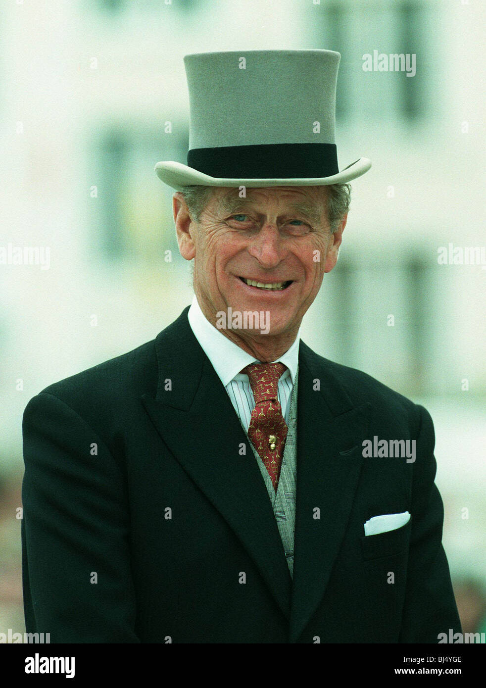 El príncipe Felipe, Duque de Edimburgo el 17 de junio de 1995 Foto de stock