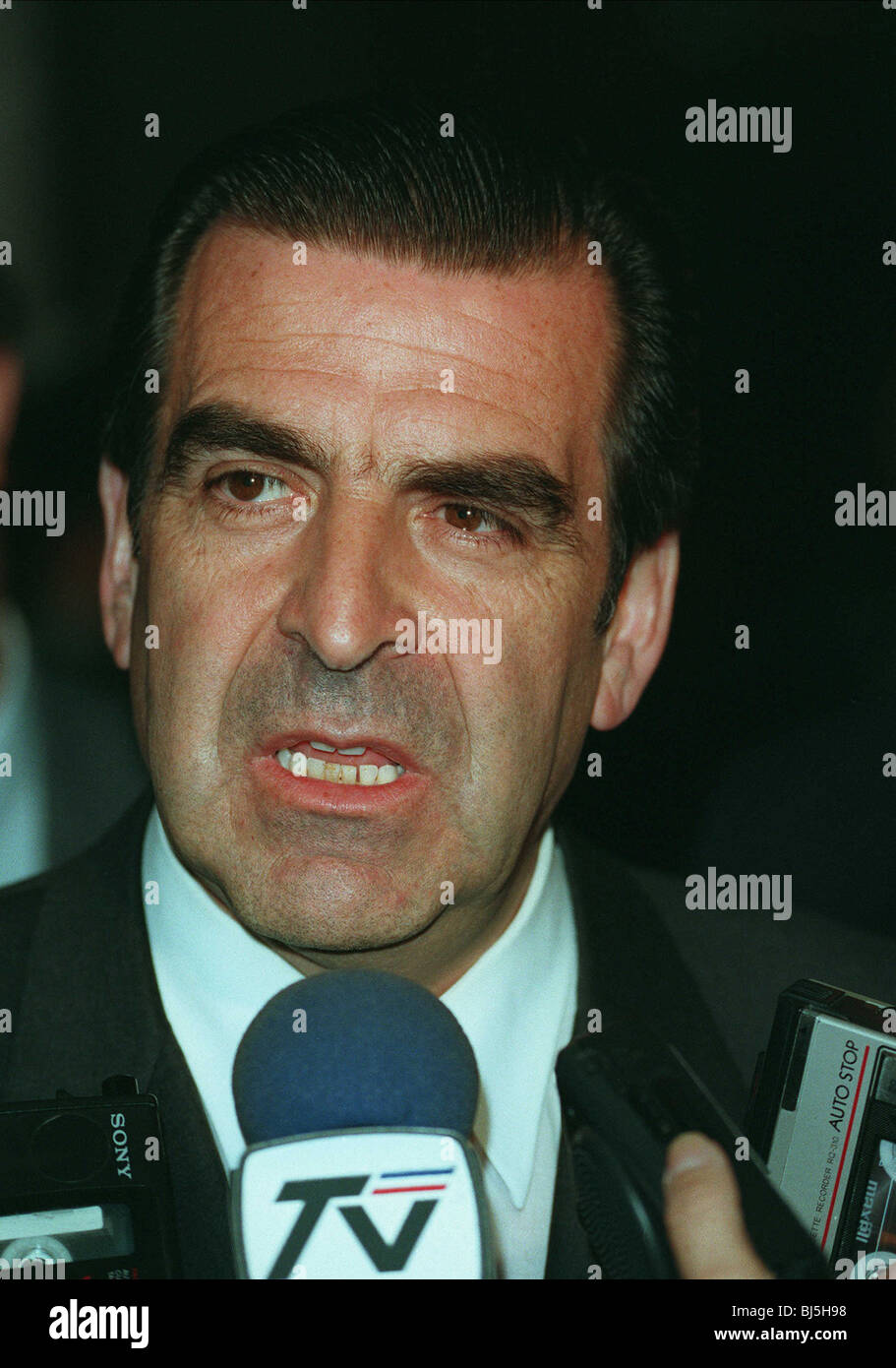 EDUARDO FREI, Presidente de Chile el 09 de marzo de 1995 Foto de stock