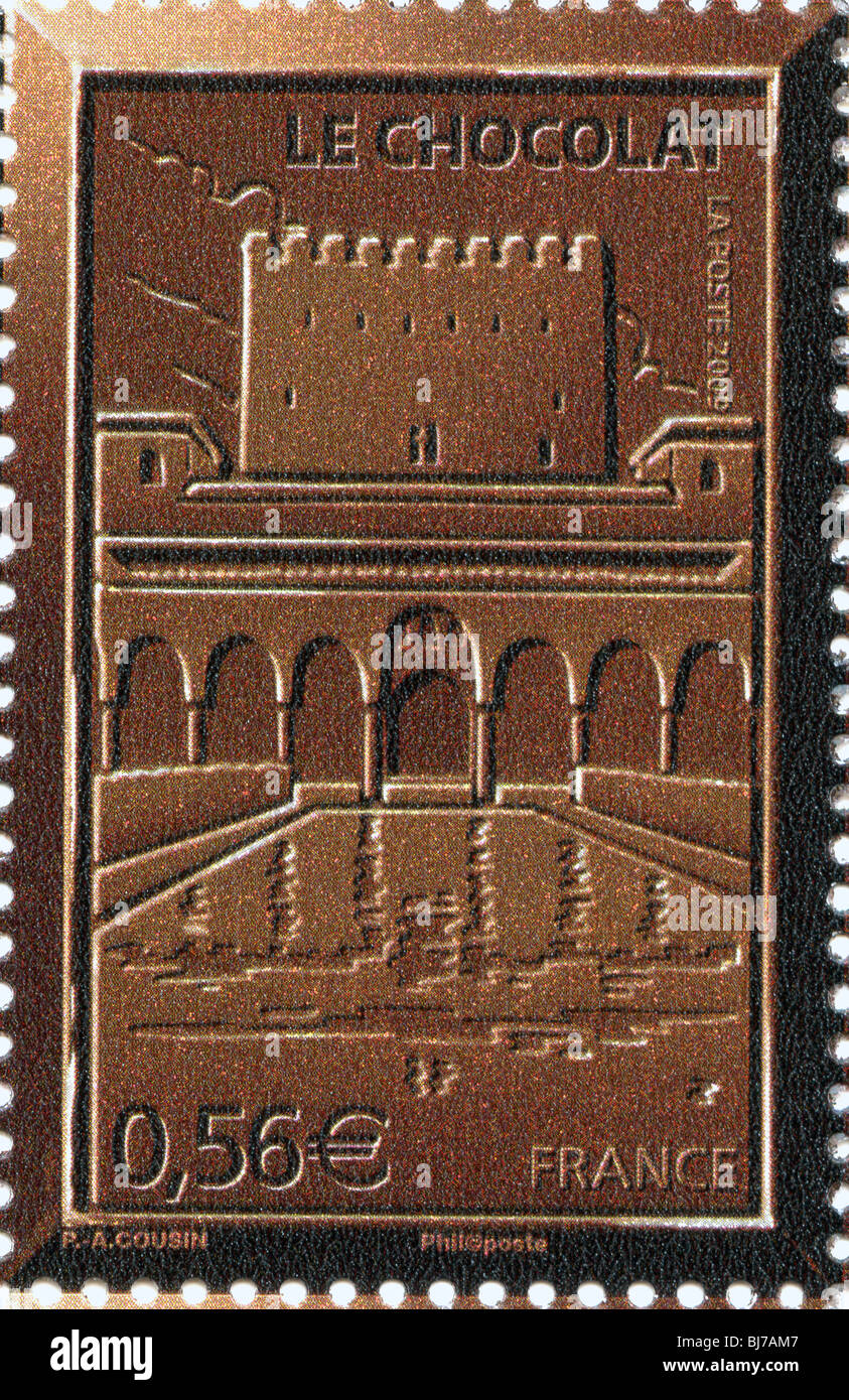 Francia Postage Stamp Foto de stock