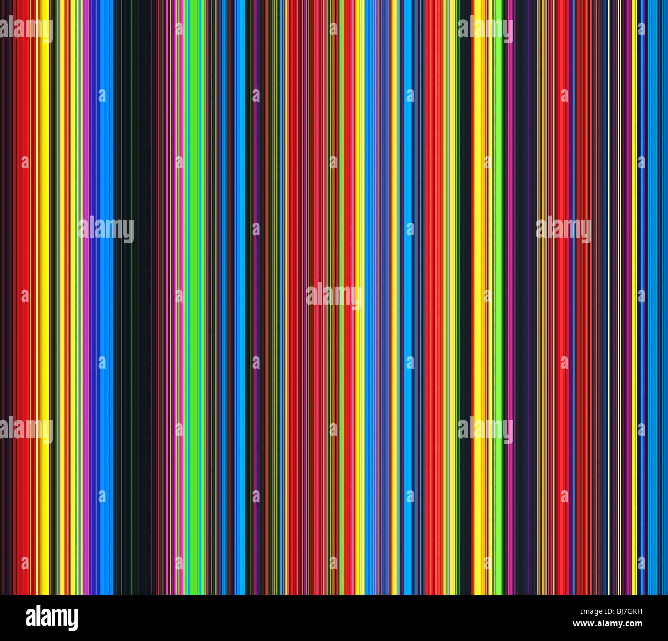 Patrón de líneas de rayas multicolores. Ilustración digital creadas a partir de una fotografía Foto de stock