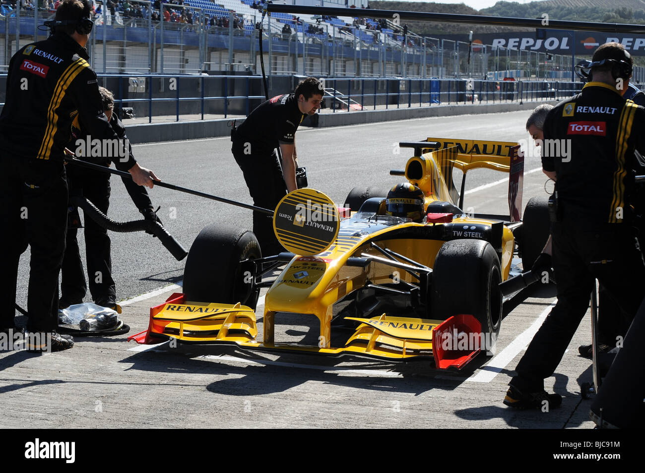 F1 Fórmula 1 Renault Foto de stock