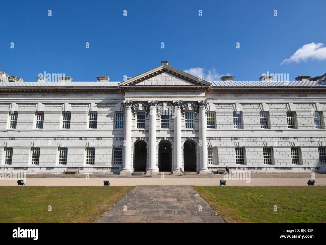 El Old Royal Naval College de Greenwich Foto de stock