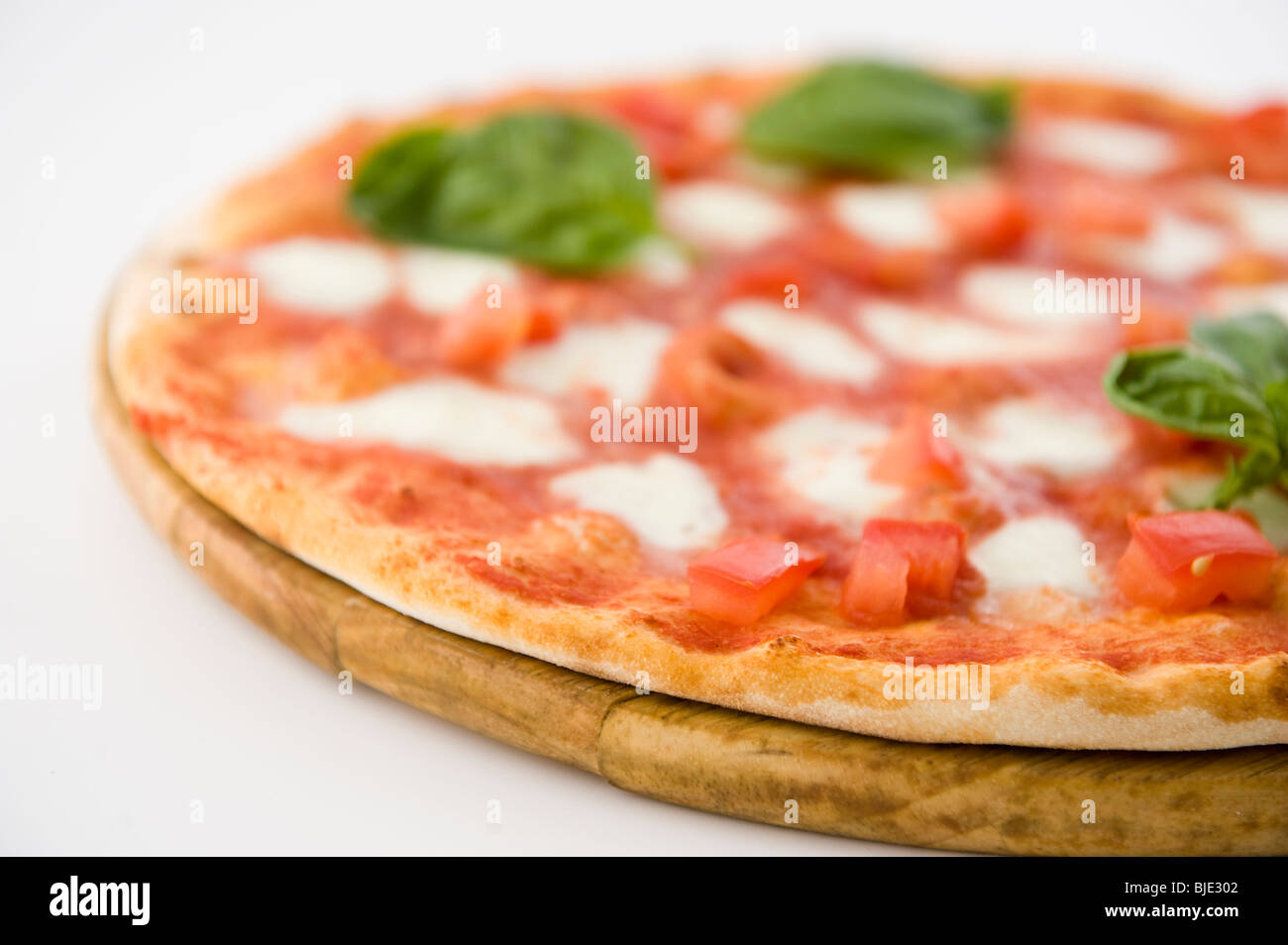 Pizza italiana real y única Foto de stock