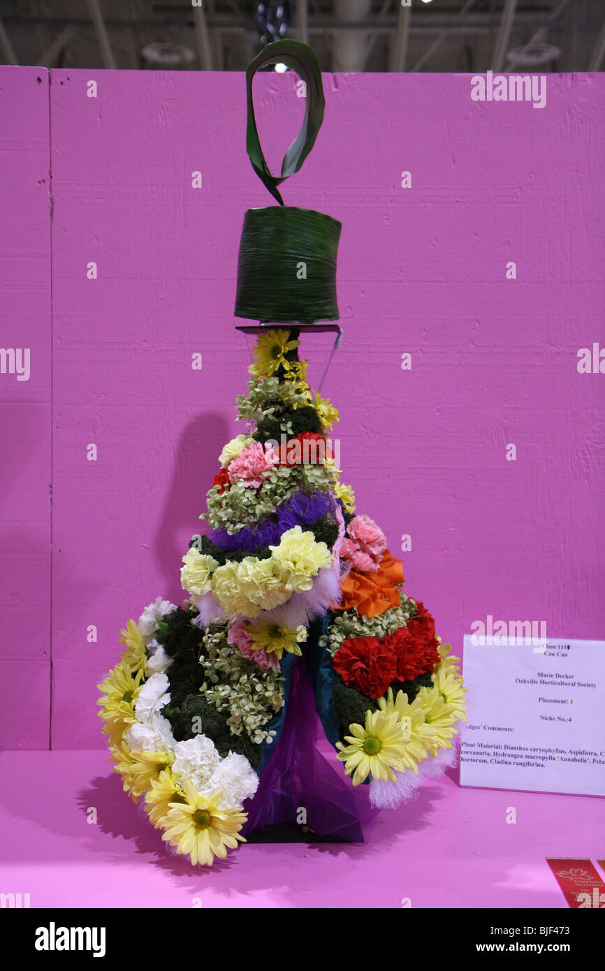 Bouquet flores florecen racimos de flores de regalo colorida decoración floral de fondo púrpura Foto de stock