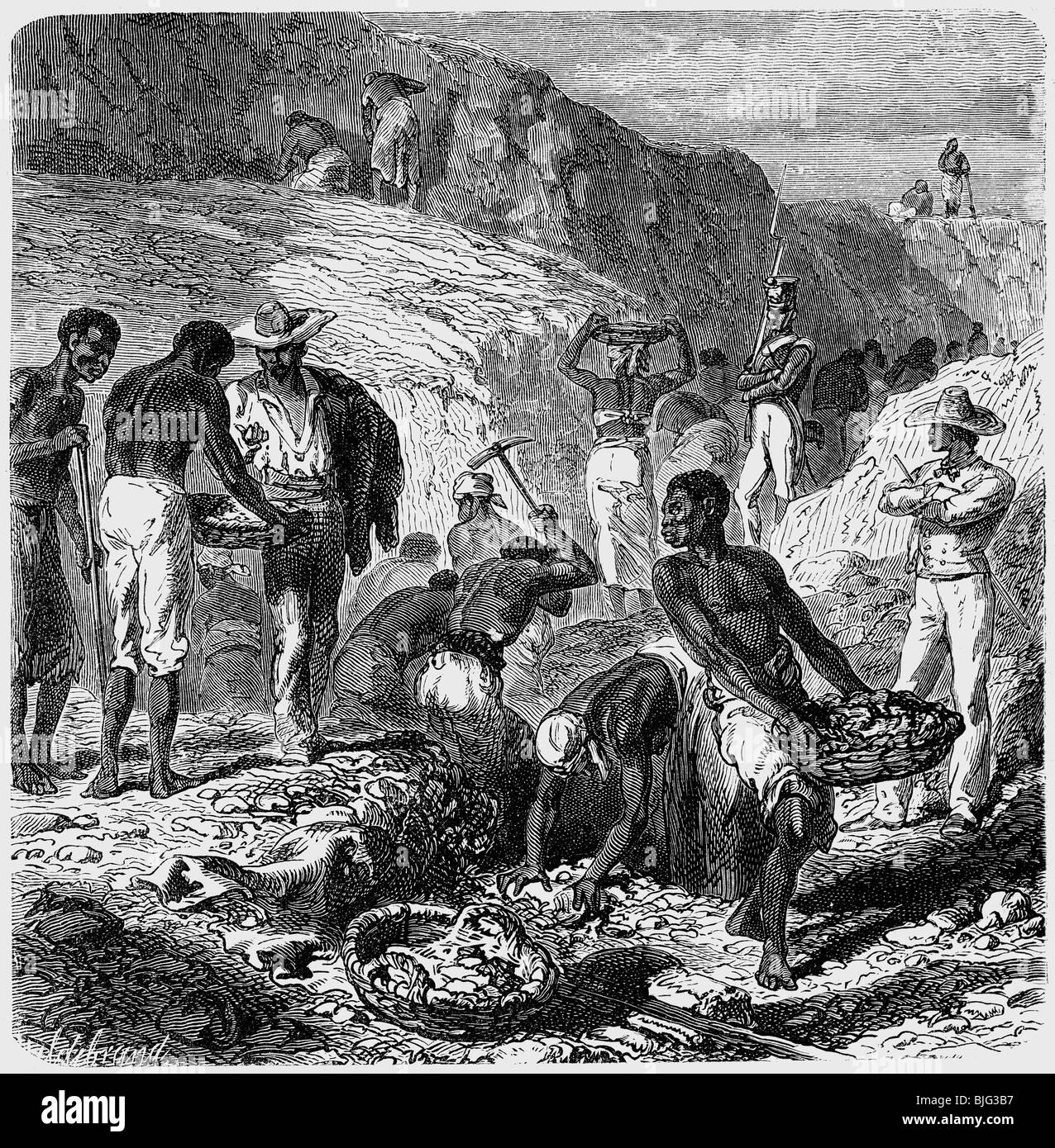 Los esclavos del oro: Termitas humanas de oro africano