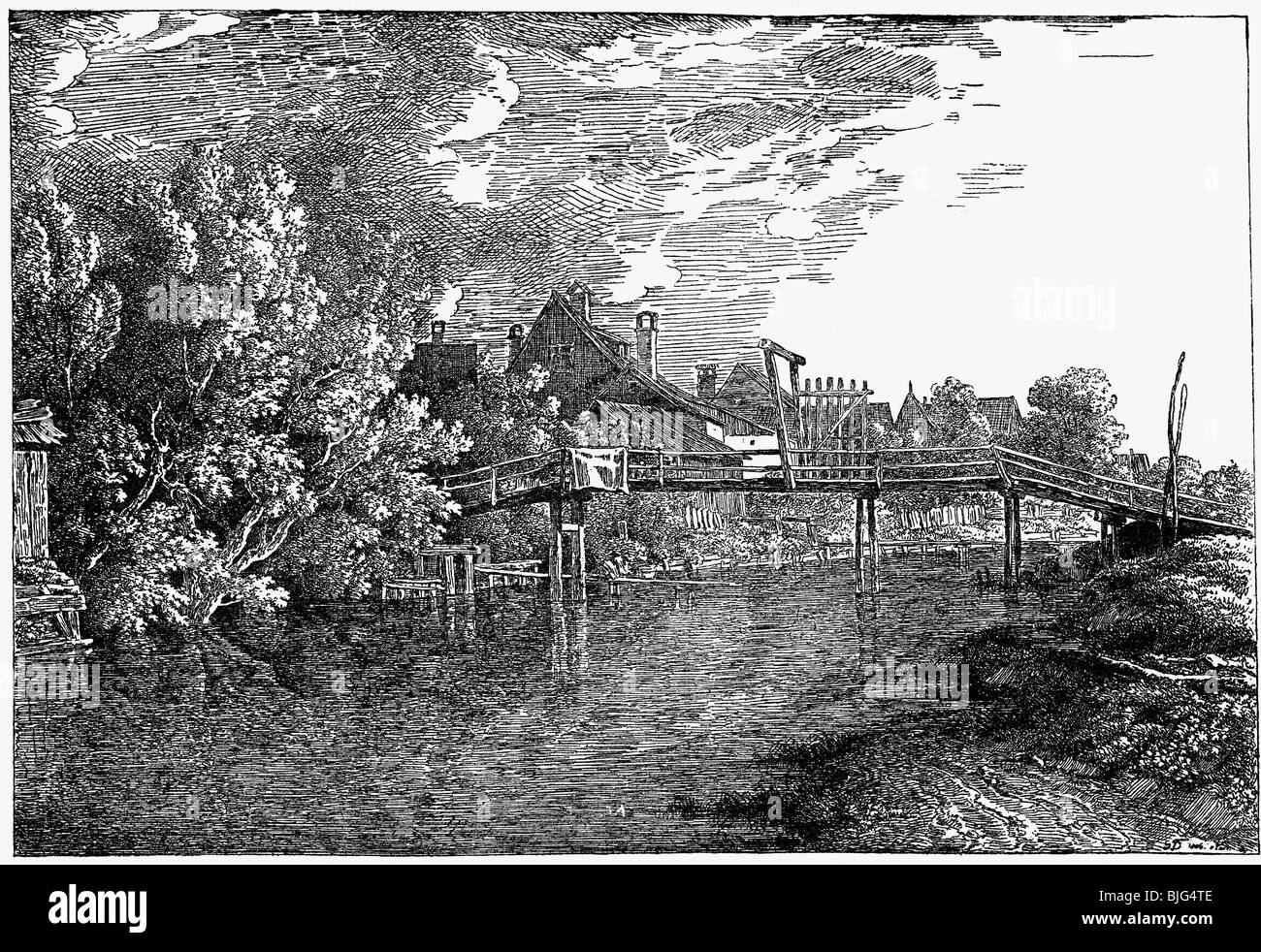 Geografía / viajes, Alemania, Munich, puentes, puentes que cruzan el