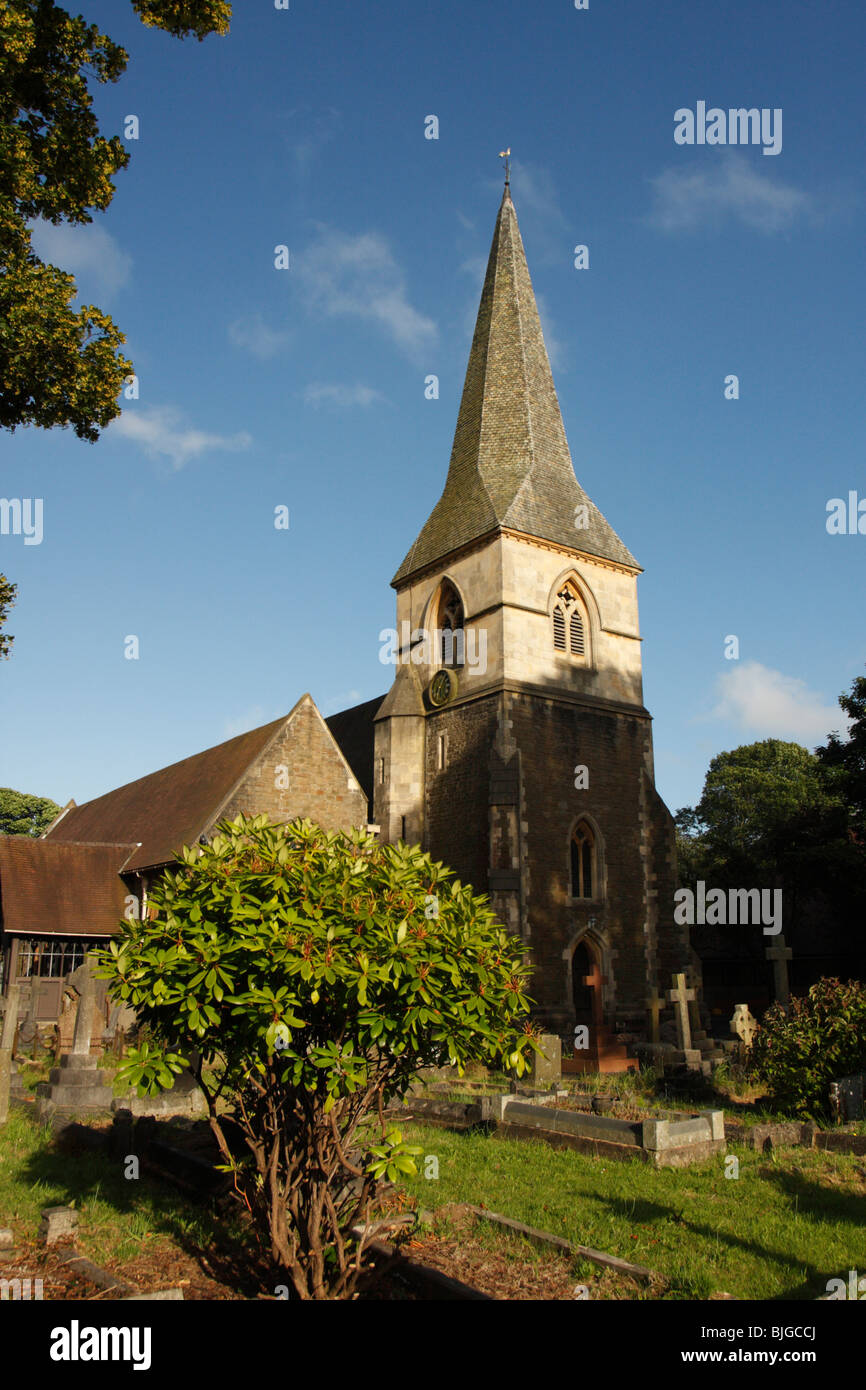 La Iglesia de San Pablo, Sketty, Swansea, West Glamorgan, al sur de Gales, Reino Unido. Foto de stock