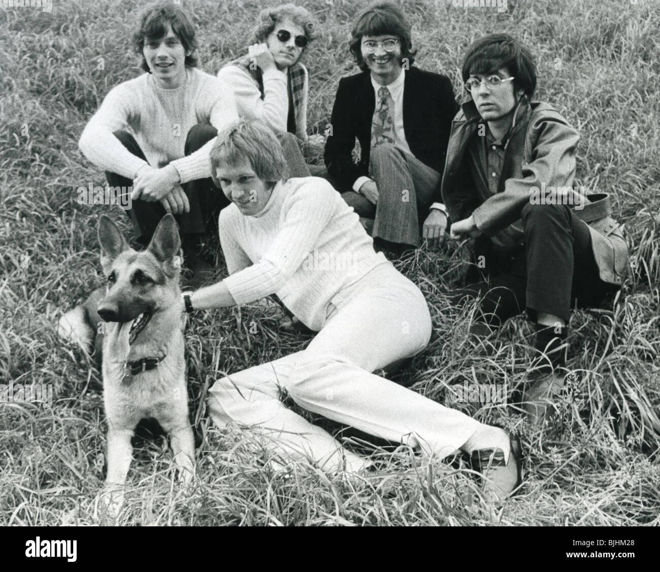 MANFRED MANN - grupo británico en 1968 con Mike d'Abo - ver descripción abajo para alineación Foto de stock