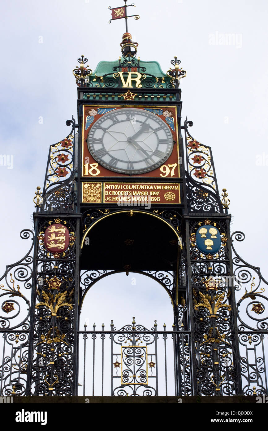 East Gate Reloj, Chester, Reino Unido Fotografía de stock - Alamy