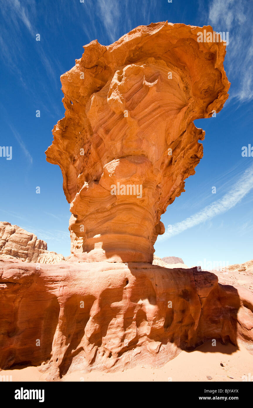 Wadi Rum, Jordania Foto de stock