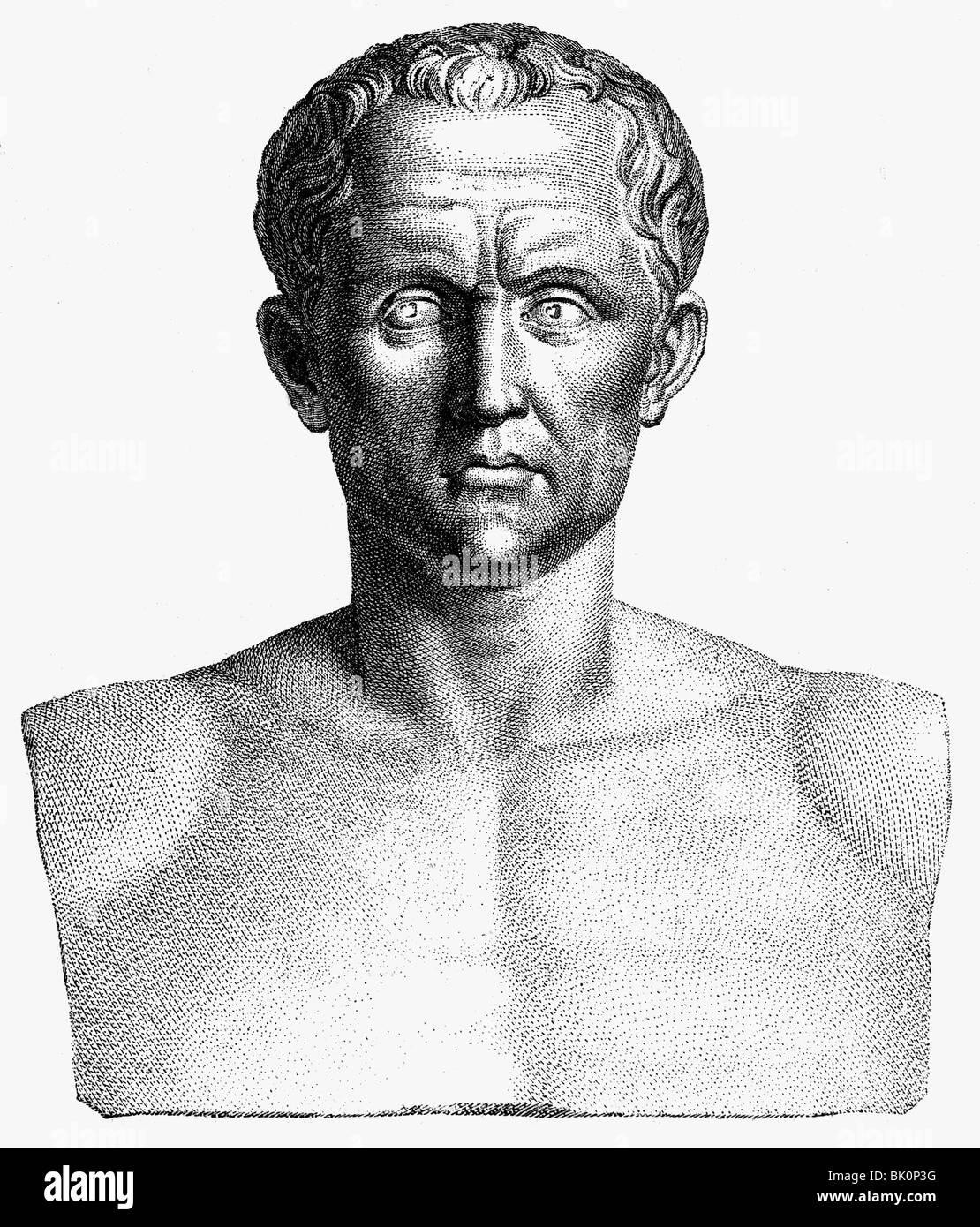 Hortensius Hortalus, Quintus, 114 50 AC, político romano, retrato