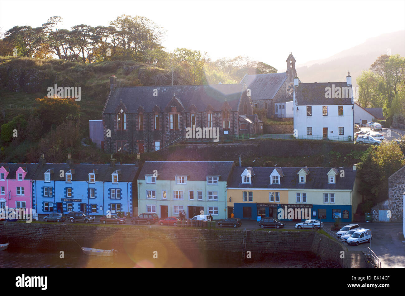 Escocia, Skye, Portree Foto de stock